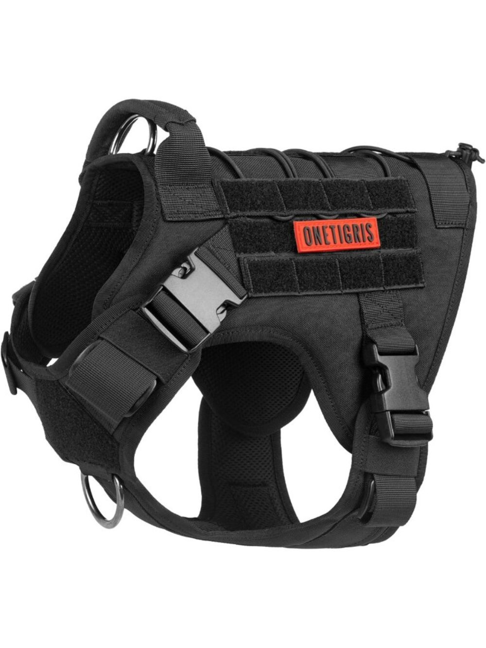 Tactical Dog Harness - Comfortable Patrol Vest for Outdoor Adventures & Training